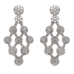 "Diamonds Galore" Estate Diamond Earrings