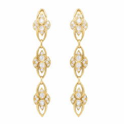 "Diamond Drops" Vintage Earrings