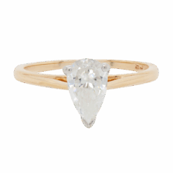 "Adore" Estate Solitaire Diamond Ring