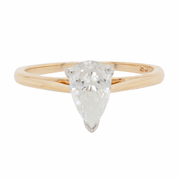 "Adore" Estate Solitaire Diamond Ring