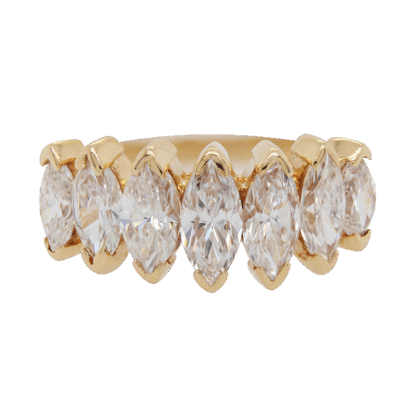 "Marvelous Marquise" Estate Diamond Band