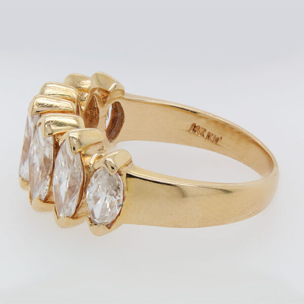 "Marvelous Marquise" Estate Diamond Band - Image 2