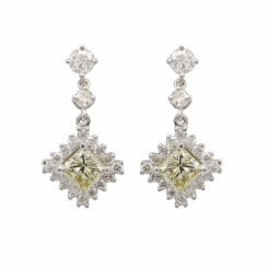 "Sunny" Estate Diamond Earrings