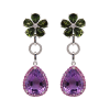 "Iris" Estate Multistone Earrings