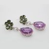 "Iris" Estate Multistone Earrings - Image 2