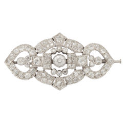 "Celestial" Antique Diamond Pin