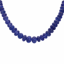 "Beautiful Beads" Estate Tanzanite Necklace