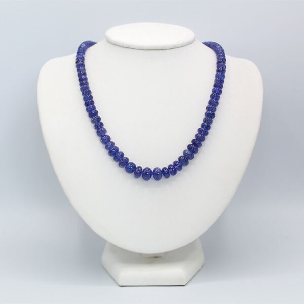 "Beautiful Beads" Estate Tanzanite Necklace - Image 3