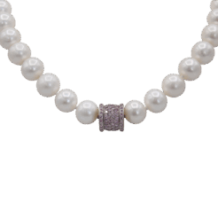 "Pearly Pink" Estate Pink Diamond Pearl Strand