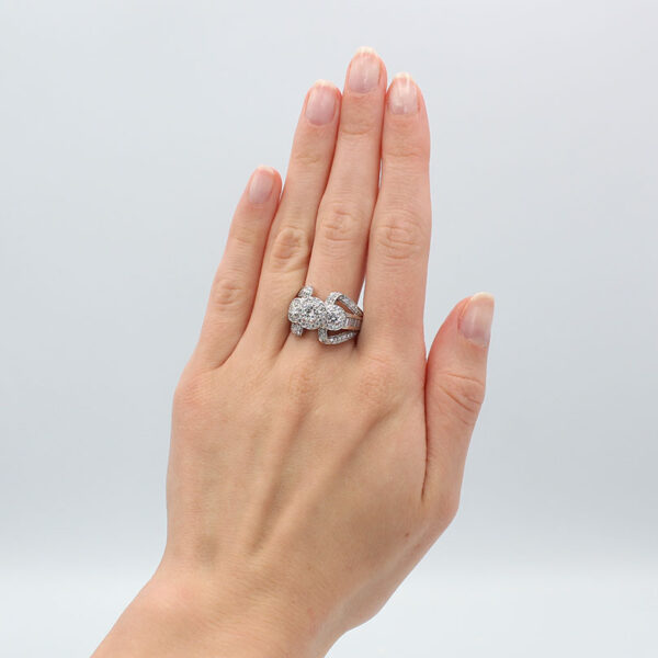 "Enchanted" Vintage Diamond Ring - Image 4