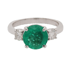 "Lush" Vintage Emerald Ring