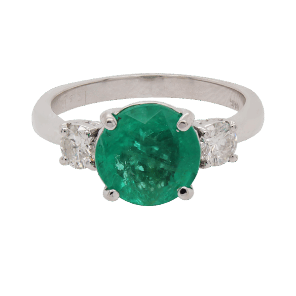 "Lush" Vintage Emerald Ring