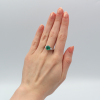 "Lush" Vintage Emerald Ring - Image 4