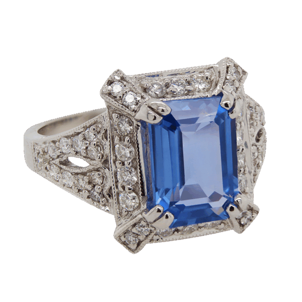 "Ceylon" Vintage Sapphire Ring