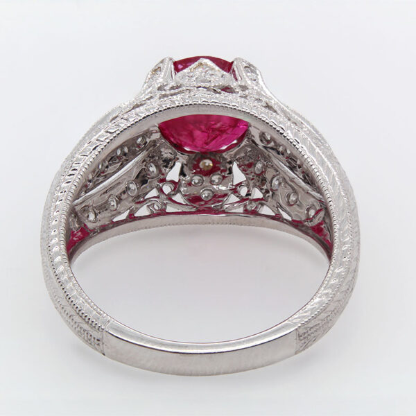 "Exceptional" Art Deco Ruby Ring - Image 4