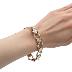 "Two-Piece" Vintage Garnet and Pearl Set