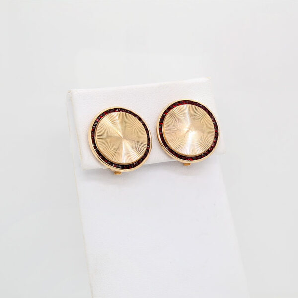 "Two-Piece" Vintage Garnet and Pearl Set - Image 2