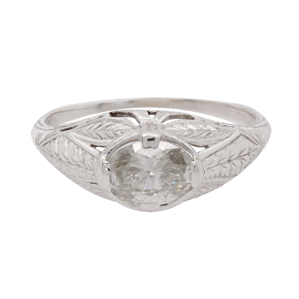 "Charming" Art Deco Diamond Ring