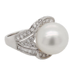 "Of the Sea" Vintage South Sea Pearl Ring