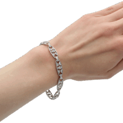"Pretty Platinum" Art Deco Diamond Bracelet