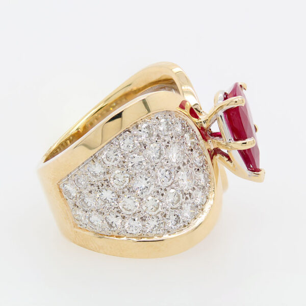 "Impeccable" Vintage Ruby Ring - Image 2
