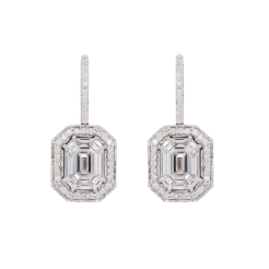"Twinkling" Estate Diamond Earrings