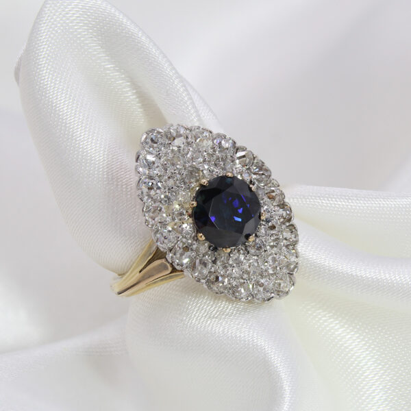 "Heritage" Edwardian Sapphire Ring - Image 2