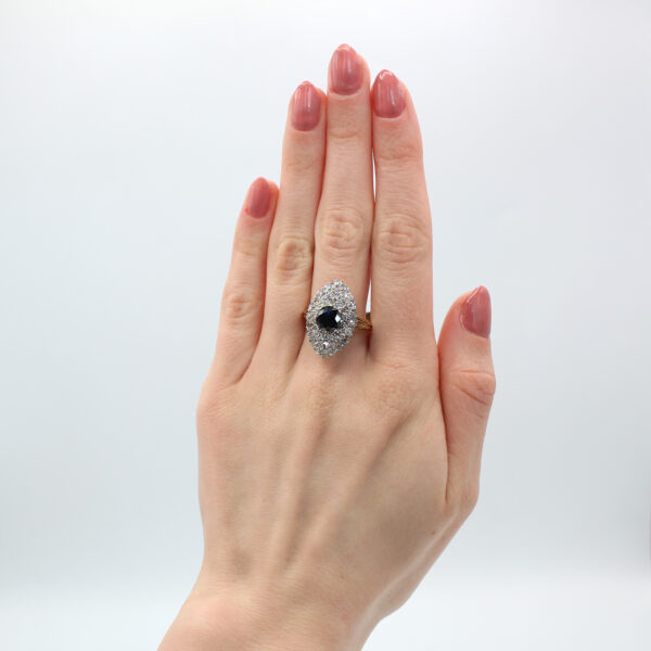 "Heritage" Edwardian Sapphire Ring - Image 3