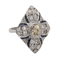 "Antique Beauty" Art Deco Diamond Ring