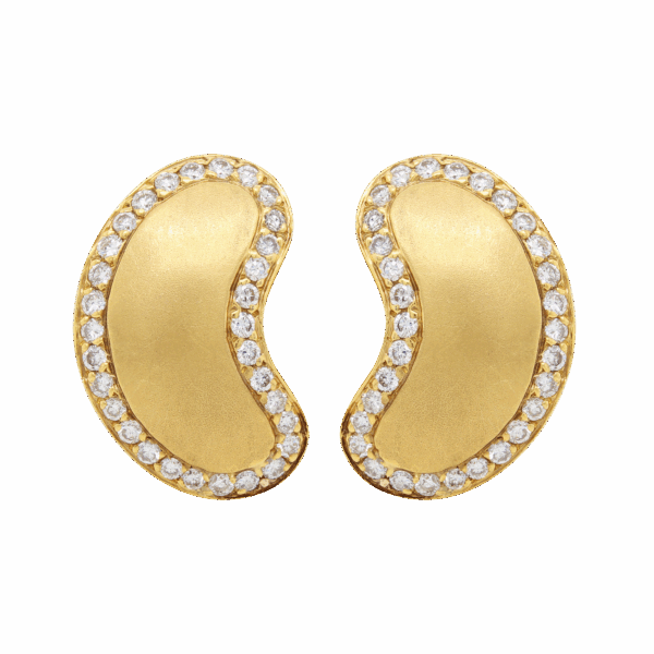 "Golden" Estate Diamond Earrings