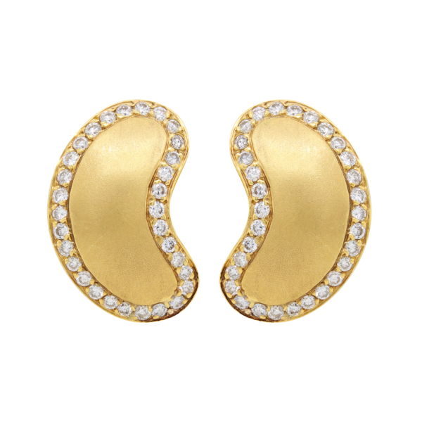 "Golden" Estate Diamond Earrings