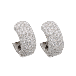 "Finery" Estate Diamond Earrings