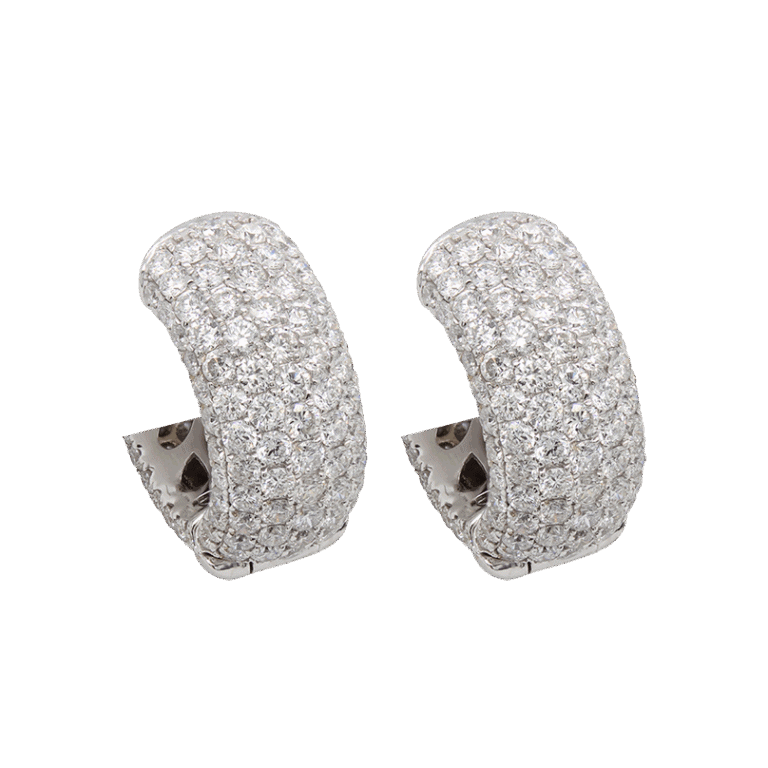 "Finery" Estate Diamond Earrings