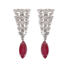 "Lavish" Vintage Ruby Earrings
