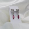 "Lavish" Vintage Ruby Earrings - Image 3
