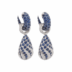 "Generous" Vintage Sapphire Earrings