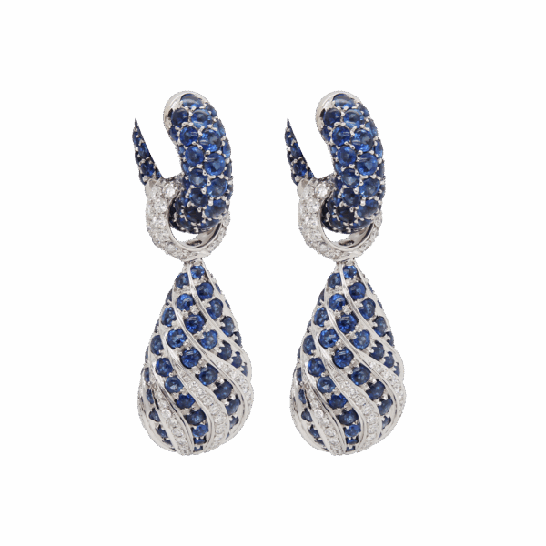 "Generous" Vintage Sapphire Earrings