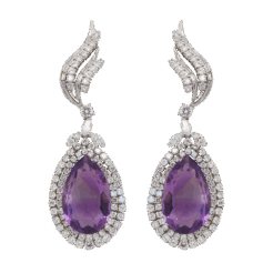 "Impeccable" Vintage Amethyst Earrings