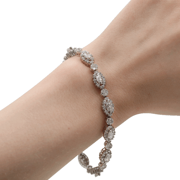 "Marquise Magnificence" Estate Diamond Bracelet