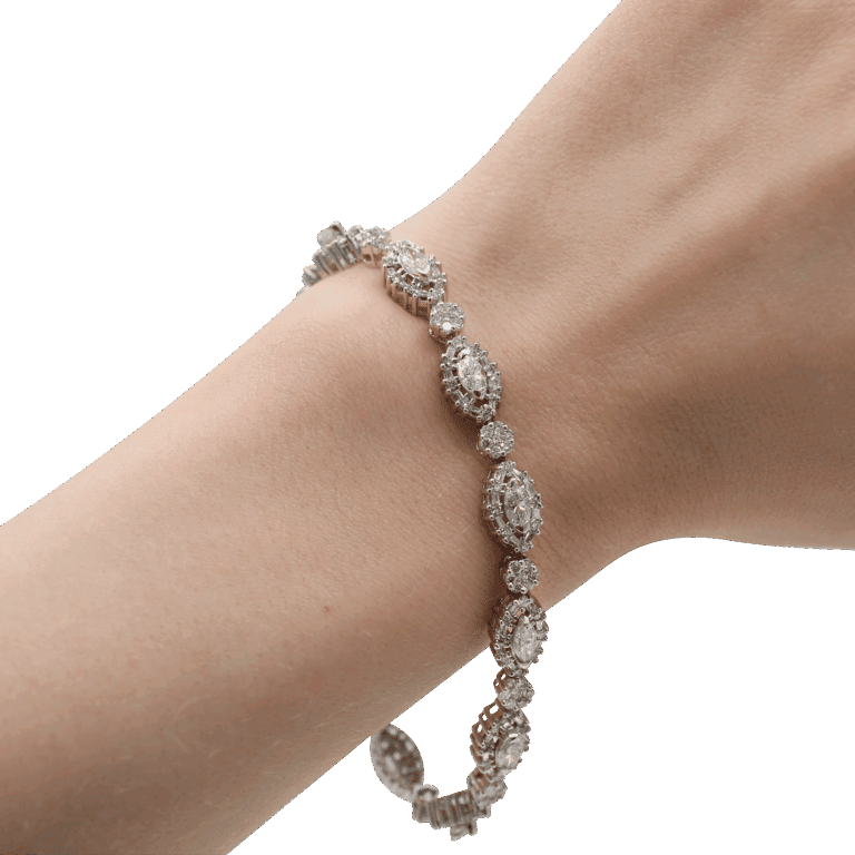 "Marquise Magnificence" Estate Diamond Bracelet