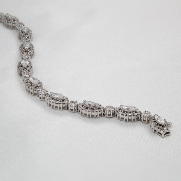 "Marquise Magnificence" Estate Diamond Bracelet - Image 2