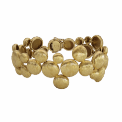 "Golden Bubbles" Vintage Gold Bracelet
