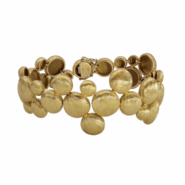 "Golden Bubbles" Vintage Gold Bracelet
