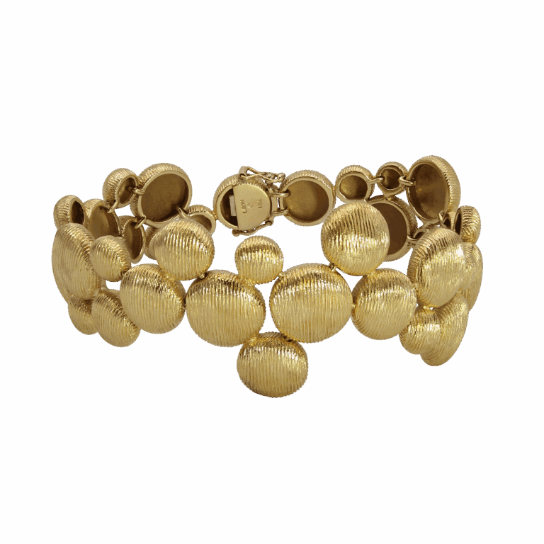 "Golden Bubbles" Vintage Gold Bracelet