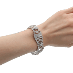 "Gleaming" Vintage Diamond Bracelet