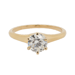 "Sparkling Solitaire" Estate Diamond Ring