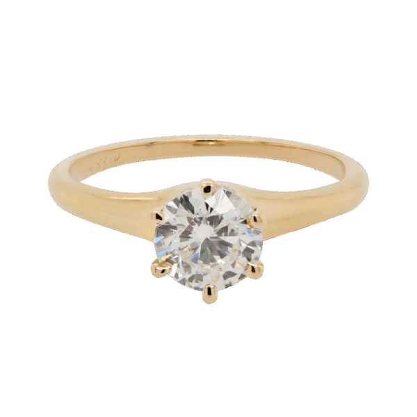 "Sparkling Solitaire" Estate Diamond Ring