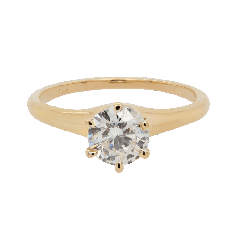 "Sparkling Solitaire" Estate Diamond Ring
