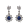 "Heavenly" Vintage Sapphire Earrings