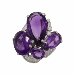 "Stunning Statement" Estate Amethyst Ring